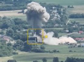 ​Ukrainian MiG-29 Fighter Strikes russian Drone Operator Base with the JDAM-ER Bomb