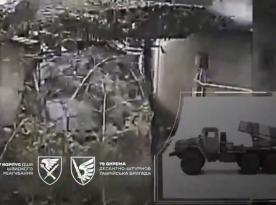 ​Ukrainian Drones Destroy Concealed BM-21 Grad System with Full Ammo Load (Video)