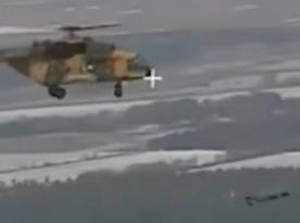 ​Ukrainian Mi-17 Helicopter Shoots Down russian Shahed Drone During an Air Raid (Video)