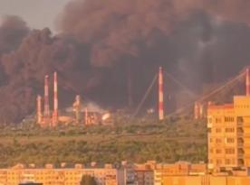 Ukraine Hits Saratov Oil Refinery, Caspian Military Base and Other Targets Deep Inside russia