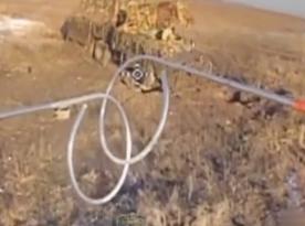 ​Ukrainian Brigade Destroys russian BTR-82A with Precise Kamikaze Drone Strike (Video)