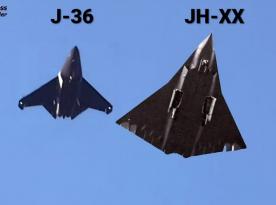 ​China Raises Two New-Type Aircraft J-36 and JH-XX For a Flight (Video)