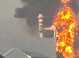 ​One of the Biggest russian Oil Facilities Burns After Ukrainian Drone Attack