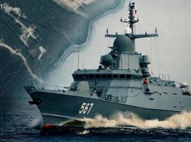 Ukraine's Defense Forces Hit russian Karakurt-Class Missile Ship Carrying Kalibr Missiles