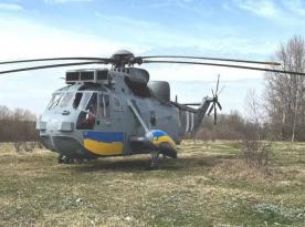 Sea King Helicopters Once Delivered to Ukraine Are Now Being Displayed With Interceptor Drones