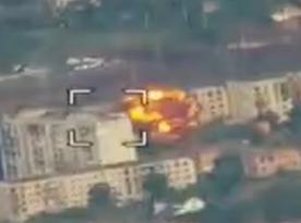 ​Ukrainian Forces Strike russian Troop Location in Bakhmut with New Privet-299 Drone