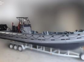 Ukraine's Defense Intelligence Gets New T12.R Evacuation Boat with Combat Capabilities