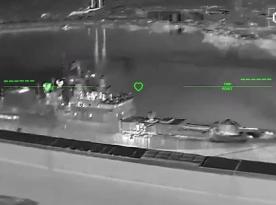 Ukraine Strikes Admiral Makarov, russia's Last Kalibr-Capable Frigate in Black Sea