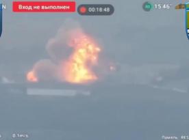 ​Ukrainian Drone Neutralizes Hidden russian Tank in a Precision Strike (Video)