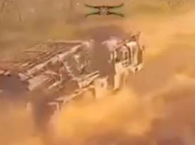 Ukrainian Operators Take Out russian BM-27 Uragan System Despite Improvised Protection (Video)