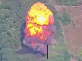 ​Ukrainian Drones Hunt Down and Destroy Camouflaged russian Grad System (Video)