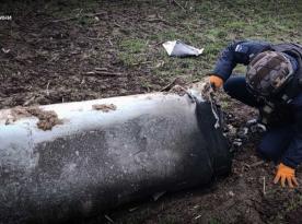 Ukrainian Emergency Services Neutralize Kh-101 Missile Fragment Near Isaiky (Photos)