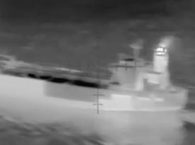 ​SSU Hits russian Shadow Fleet Tanker with UAVs in Mediterranean Sea for the First Time, Inflicting Critical Damage (Video)