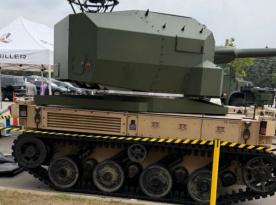 Pratt Miller Arms Its EAMV MCA Ground Robot With Same 50mm Gun as Future Bradley Replacement, But Enormous Turret Profile Raises Survivability Questions 