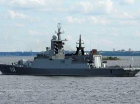 Corvette With Uran Missiles Deployed to Guard russian Shadow Fleet