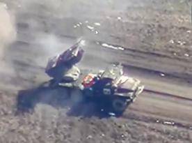 Epic Strike by Ukrainian Pilots Halts russian Grad MLRS in Its Tracks (Video)