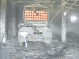 Loaded Grad Goes Up in Flames After Ukrainian Precision Strike (Video)