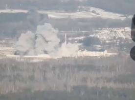 ​The Ukrainian Air Force Strikes russian Outpost of the Federal Security Service in Bryansk Region (Video)