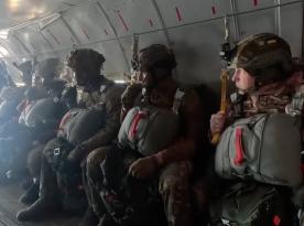 ​The Air Assault Forces of Ukraine Demonstrate Paratrooper Operations from the An-26 Using the T-11 Parachutes (Video)