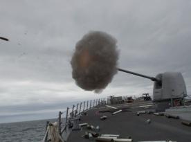 For the First Time in 38 Years, a U.S. Navy Destroyer Fired Its 127mm Gun at an Iranian Vessel
