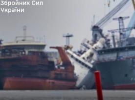​Ukrainian Forces Hit russian Project 23550 Purga Icebreaker at the Vyborg Shipyard