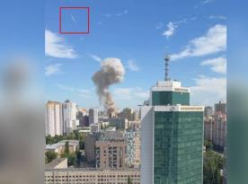 Children's Hospital Hit in a Combined 40-Missile Attack on Ukraine (Video)