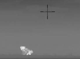 ​Ukrainian Air Force Precisely Intercepts russian Shahed Drone in Eastern Region (Video)