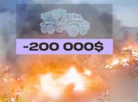​Ukrainian FPV Drone Hits Loaded russian BM-21 Grad System, Triggering Rocket Detonation (Video)