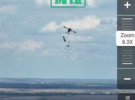 Sky Wars: Watch Ukrainian Vampire Drone Outmaneuver Enemy Recon UAV