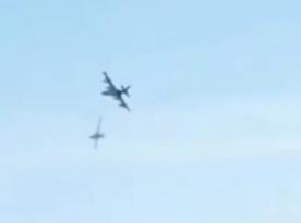 russian Su-25 Hits Its Own Wingman During Airstrike over Donetsk Region