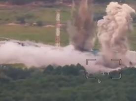 Ukrainian Tactical Aviation Destroys russian Federal Security Service Base in Bryansk Region Using the AASM Hammer Bombs