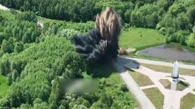 ​Russians Blow Up Road at Ukraine-russia-Belarus Border, Fearing Offensive on the Country