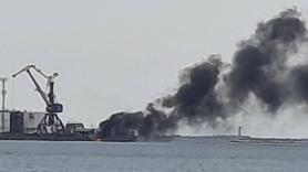 The Seaport In the Temporarily Occupied Berdiansk Caught Fire 