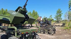 ​The Ministry of Defense of Ukraine Tests Integrated Robotic Warfare Systems (Photos)