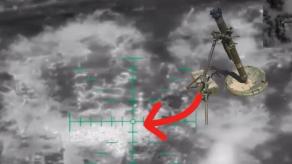 ​Ukrainian Drones Take Out 120-mm Mortar and Supply Depot Near Border (Video)