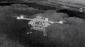 ​Ukrainian Border Guards Down russian Vampire-Like Hexacopter on Front Line (Video)