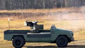 Ukrainian Protector Combat Robot Ready For Front With 50 Units Monthly Production Rate