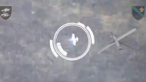Ukrainian Marines Destroy russian Lancet Launcher in Kherson region (Video)