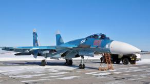 While the Admiral Kuznetsov Aircraft Carrier Rusts, russia Uses Its Su-33 Fighters to Escort Tu-95MS Bombers from the Olenya Airbase  