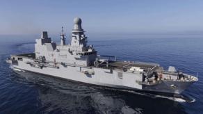 Qatar's Al-Fulk Combines Three Ships in One, LHD With Flight Deck Fires Ballistic Missile Defense Asters 