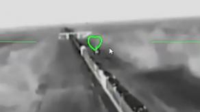 Ukrainian Drones Strike Two russian Locomotives on Key Crimean Rail Line (Video)
