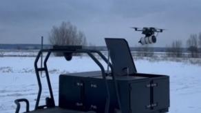 Ukrainian Ratel H UGV Now Equipped to Launch FPV Drones With New Four-Cell Launcher