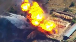 Ukrainian Drones Trigger Major Explosion at russian Ammunition and Fuel Depot (Video)