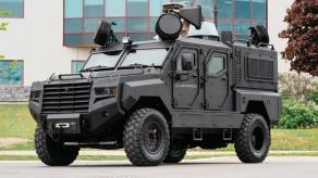 Ukraine-Tested Senator MRAP is Now Equipped with Falcon Shield Anti-Drone System