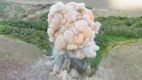 ​Massive Explosion: Ukrainian Forces Destroy russian Ammunition Depot in Kharkiv Region