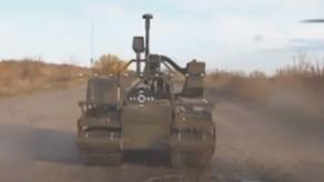 ​Ukrainian Paratroopers Destroy russian Robotic Combat Platform Armed with Grenade Launcher (Video)