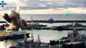 Ukraine Uses Sub Sea Baby Underwater Drones to Disable russian Kilo-Class Submarine in Novorossiysk (Video)