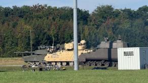 XM30 Bradley Successor and AMPV With 50mm Turret Spotted in Metal Alongside M1E3 Abrams Prototype 
