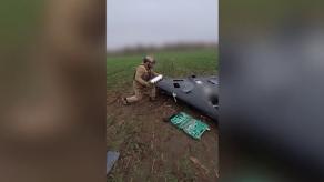 Ukrainian Sappers Neutralize russian Shahed Drone Loaded with the PTM-3 Anti-Tank Mines in Sumy Region (Video)