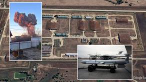 Ukrainian Long-range Weapons Hit Warehouse with Kh-555, Kh-101 Cruise Missiles for Tu-95,Tu-160 Bombers at russian Engels Airbase